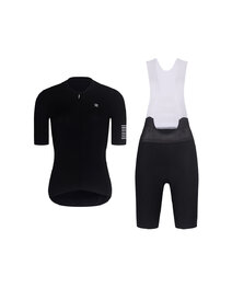 RIVANELLE Cycling short sleeve jersey and shorts - VICTORIOUS LADY - black